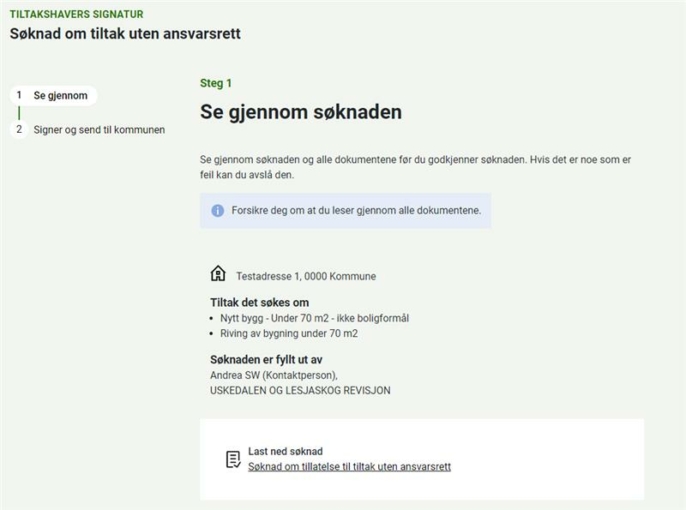 eByggesøk MA og UA
