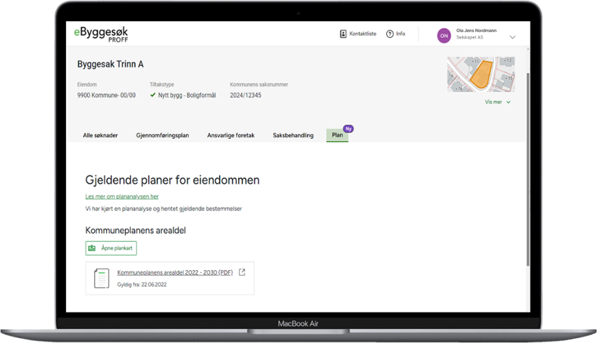 Plan i eByggesøk Proff-1