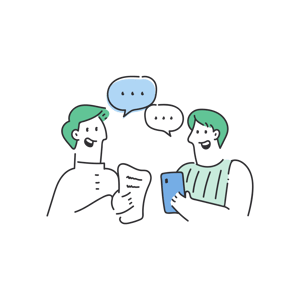 conversation, talk, communication, chat, debate, man - Multicolor